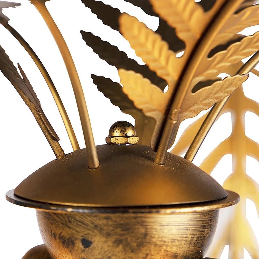 Lampada da terra smart oro 156 cm incl. 2 Wifi G95 - Botanica