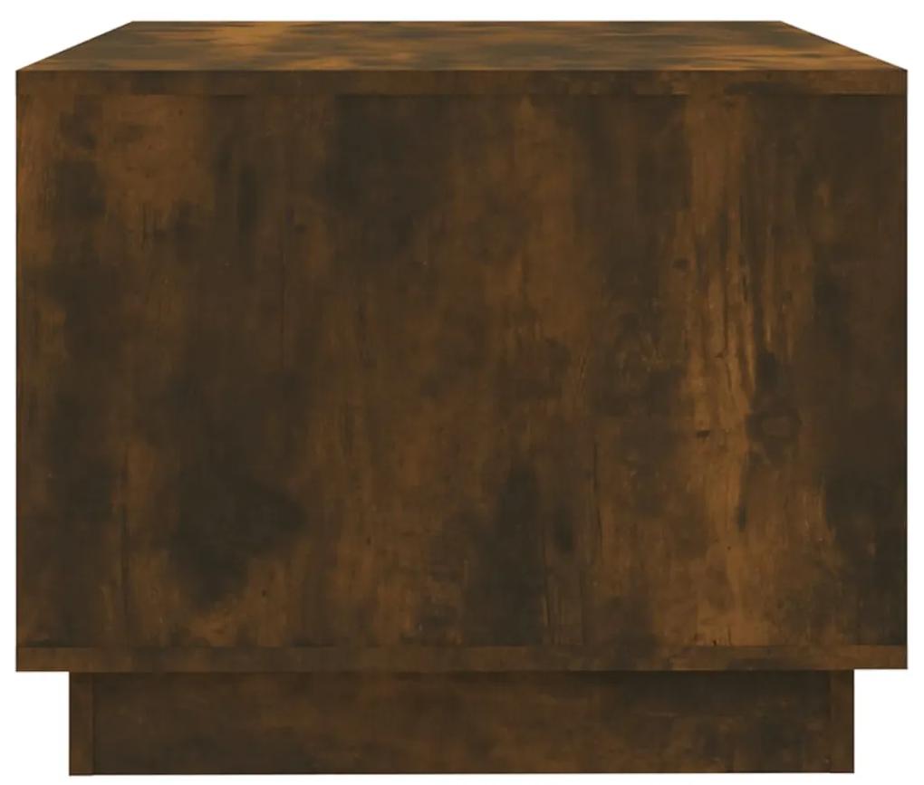Tavolino da Salotto Rovere Fumo 102,5x55x44 cm in Truciolato