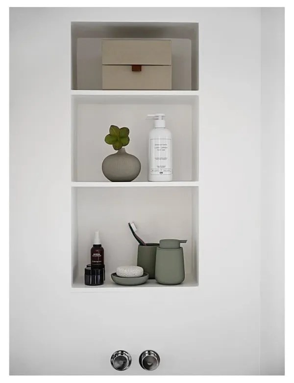 Dispenser di sapone in gres verde Nova One - Zone