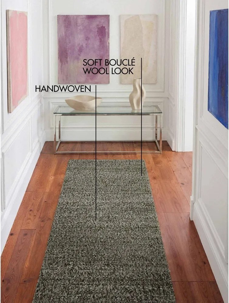 Passatoia verde tessuta a mano 80x200 cm Notting Hill Portobello – Ted Baker