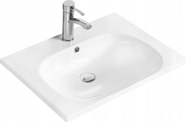 Mexen Erika lavabo incassato 60 x 47 cm, bianco - 25526000