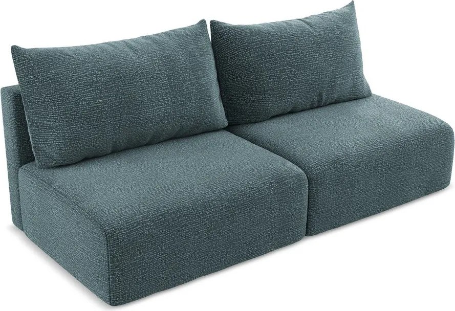 Divano turchese allungabile/con contenitore 216 cm Kalena – Makamii