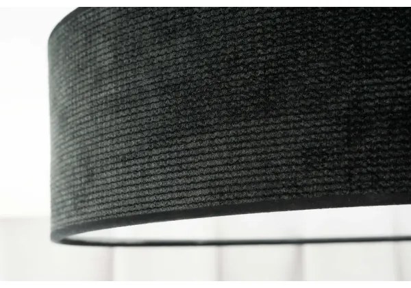 Duolla - Lampada LED da soffitto CORTINA LED/26W/230V Ø45 cm 4000K nero