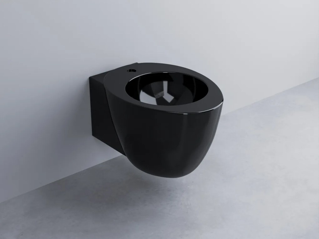 Cielo Le Giare bidet sospeso monoforo in ceramica nero lucido