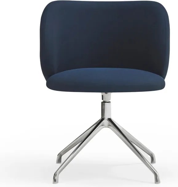 Sedia da pranzo blu scuro in imbottito Mogi – Teulat