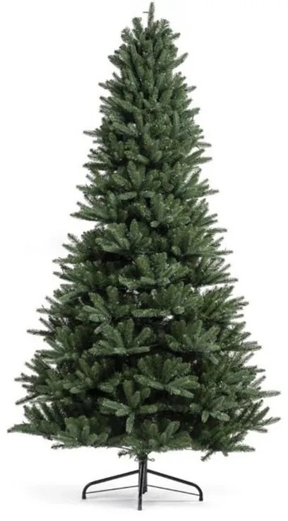 Albero di Natale artificiale Twinkly verde con illuminazione H 225 cm x Ø 120 cm