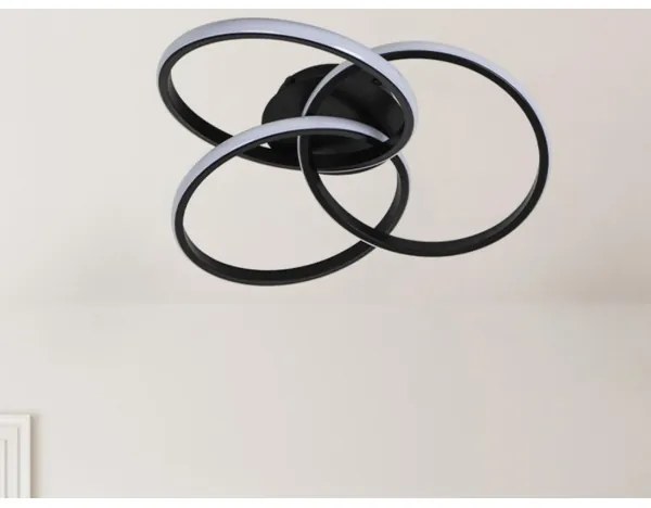 Plafoniera LED dimmerabile LED/70W/230V 3000-6500K nero + telecomando