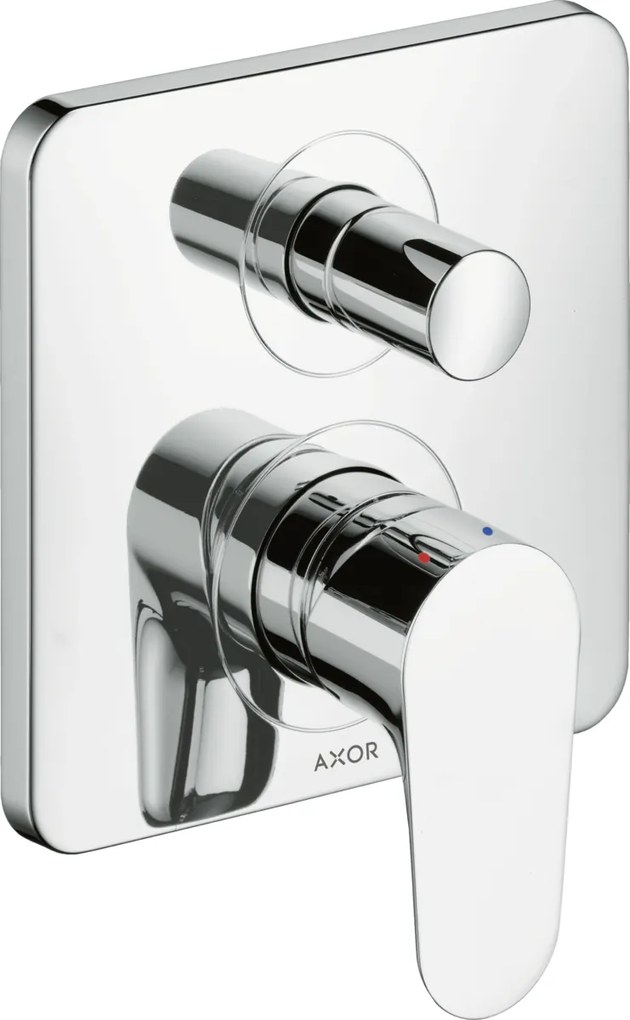 Set Esterno Miscelatore doccia quadro senza parte incasso cromo Hansgrohe AXOR Citterio M 34425000