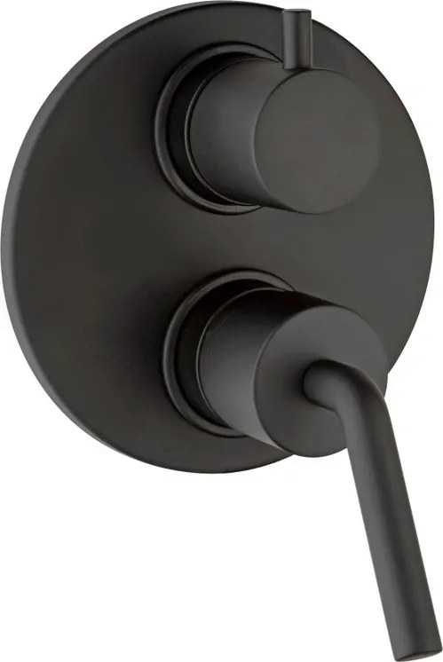 Rubinetto per doccia con deviatore 2 vie Verbano nero JACUZZI RUBINETTERIA