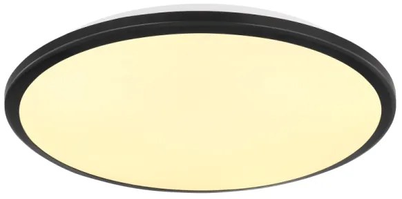 Globo 41569-18B - Plafoniera LED XANDER LED/18W/230V 3000K diametro 35 cm nero