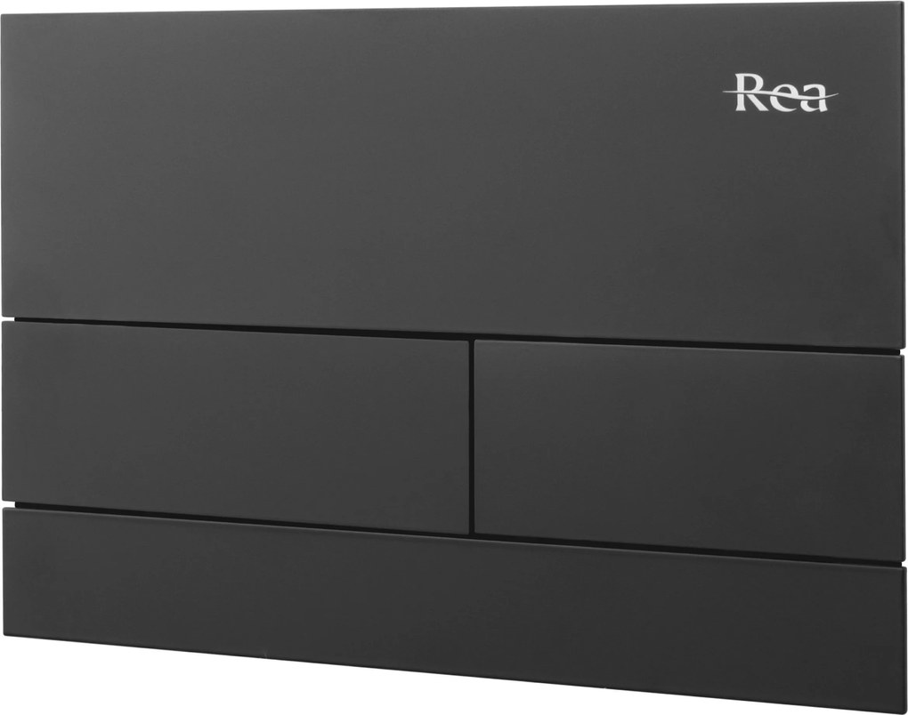 Pulsante per supporto set da incasso WC K011A-Q Rea T Black Matt