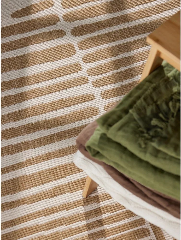 Tappeto da interno/esterno rotondo color crema/di colore naturale ø 160 cm Haringey Bounds – Ted Baker