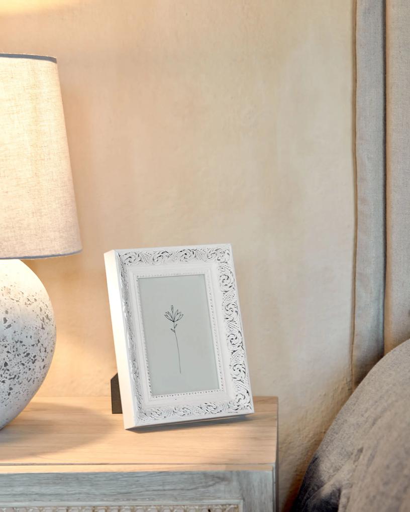 Kave Home - Cornice per foto Zuley piccola bianca 14 x 18 cm