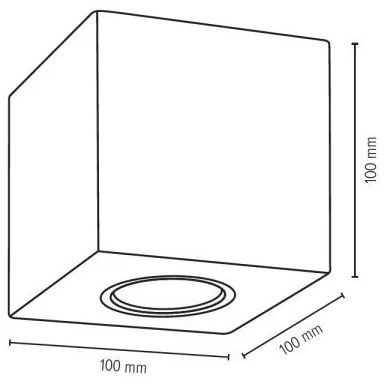 Spot-Light 2076136 - Lampada da soffitto CONCRETEDREAM 1xGU10/6W/230V cemento