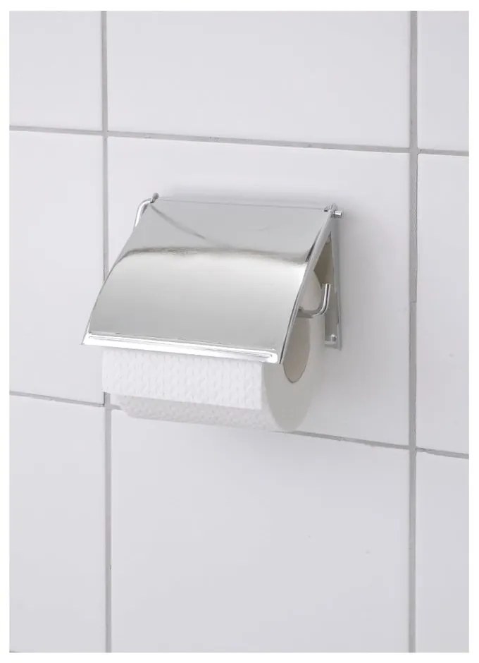 Coperchio porta carta igienica a parete in acciaio inox - Wenko