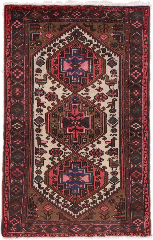 Hamedan Tappeto 150 x 100 (Iran) Annodato A Mano