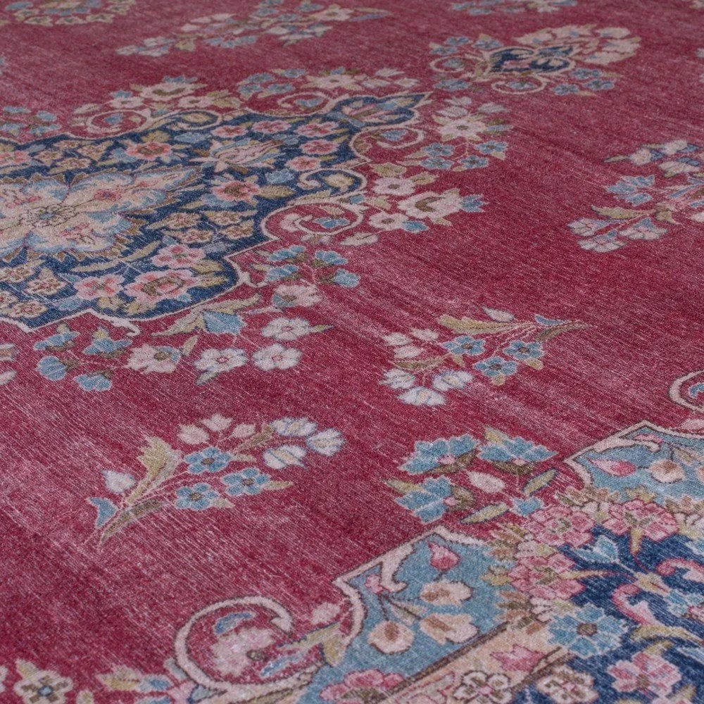 Tappeto rotondo lavabile rosso ø 180 cm FOLD Colby - Flair Rugs