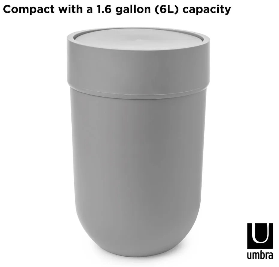 Contenitore per rifiuti in plastica da 6 l Touch - Umbra