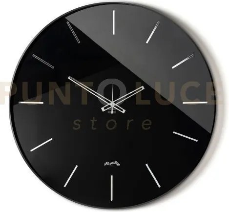 Orologio da parete giotto 45 nero,crystal luxe nero
