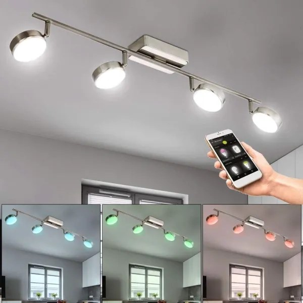 Eglo 33274 - LED RGBW Faretto dimmerabile CORROPOLI-C 4xLED/5W/230V