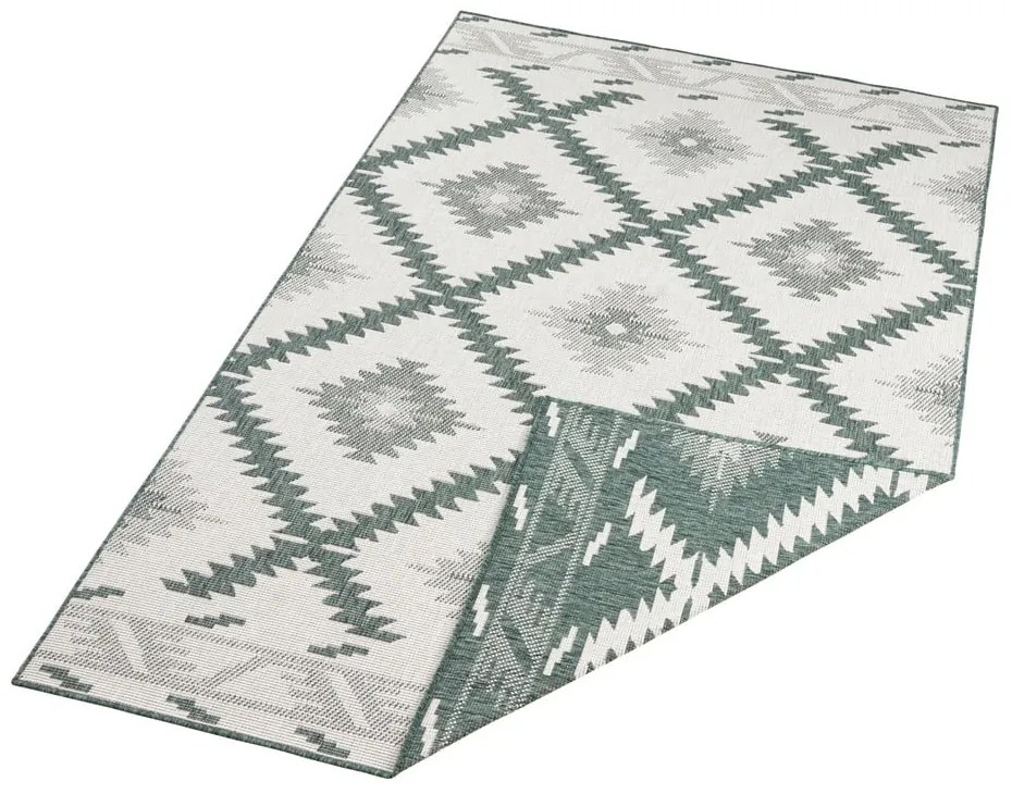 Tappeto da esterno verde e crema , 170 x 120 cm Malibu - NORTHRUGS