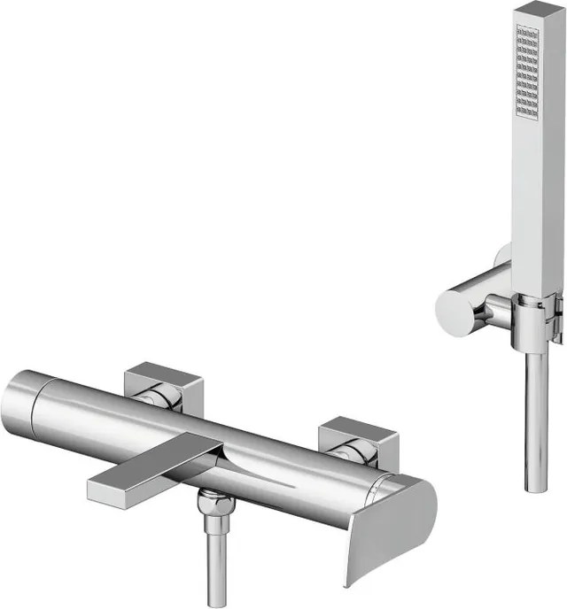 Rubinetto per vasca getto laminare cristallino Soffio cromo GATTONI RUBINETTERIA