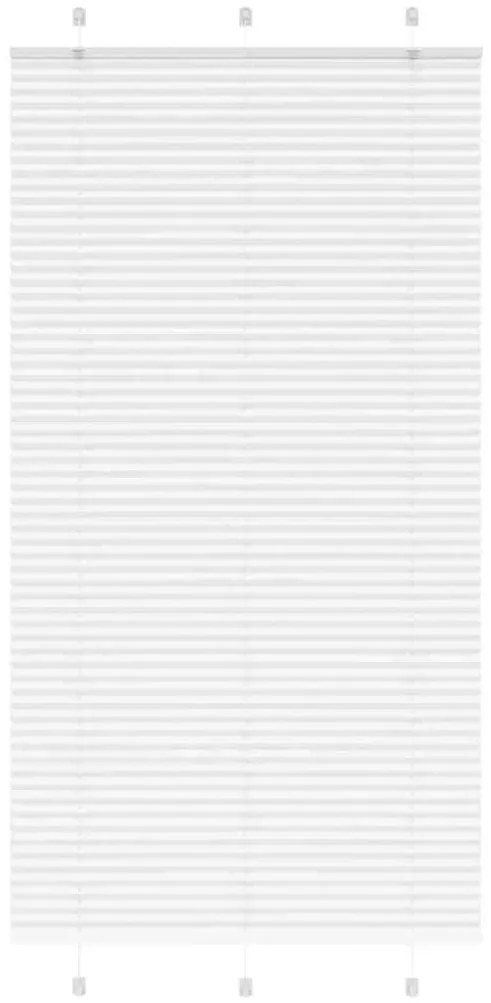 Tenda Plissettata Bianca 110x200 Cm Larghezza Tessuto 109,4 Cm /