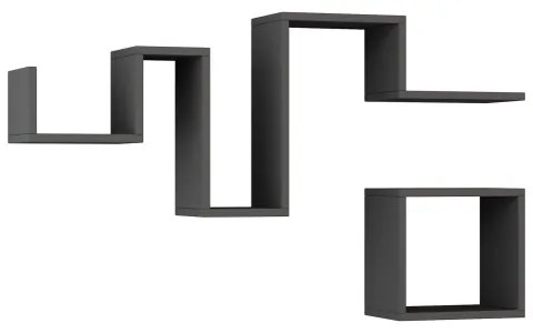 SET 2x Mensola FOLLOW antracite