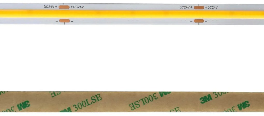 Striscia LED COB 15W/m 24VDC IP20 5m Professional Colore Bianco Freddo 5.700K