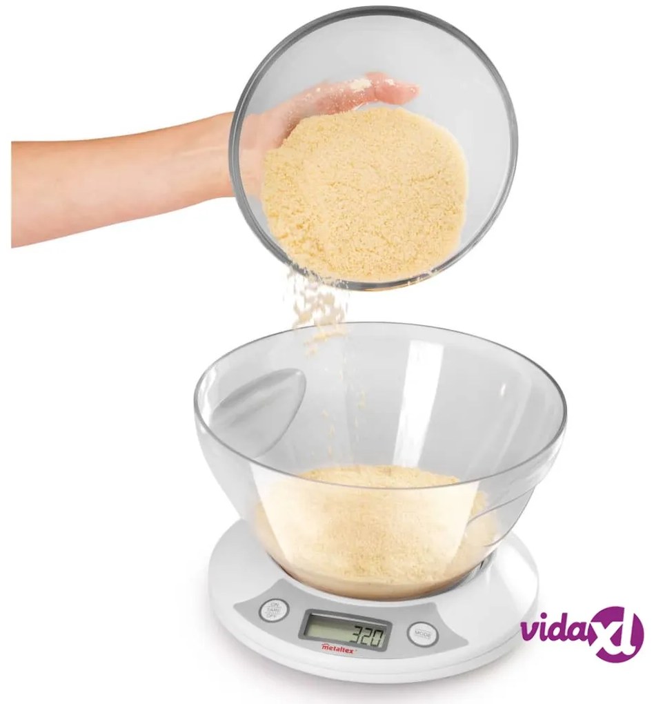 Metaltex Bilancia Digitale da Cucina Pesa 5 kg