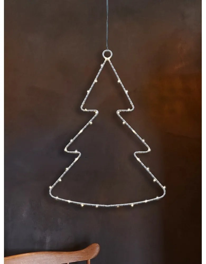 Decorazione natalizia luminosa bianca a sospensione Liva – Sirius