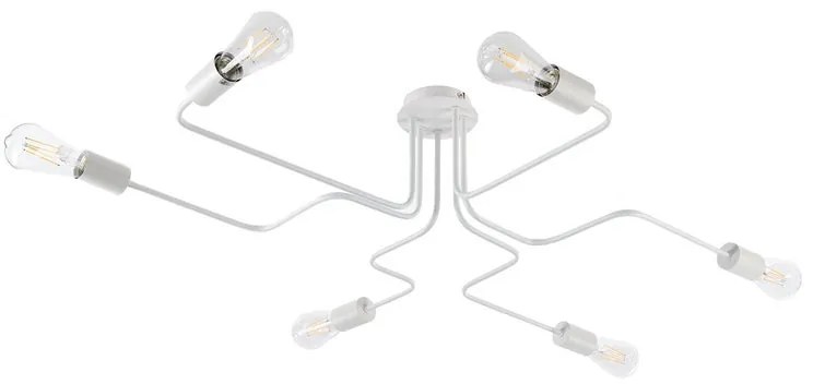 Plafoniera essentiel Plafoniera essentiel 4977/PL6B 6 x E27 bianco IP20, 6XE27