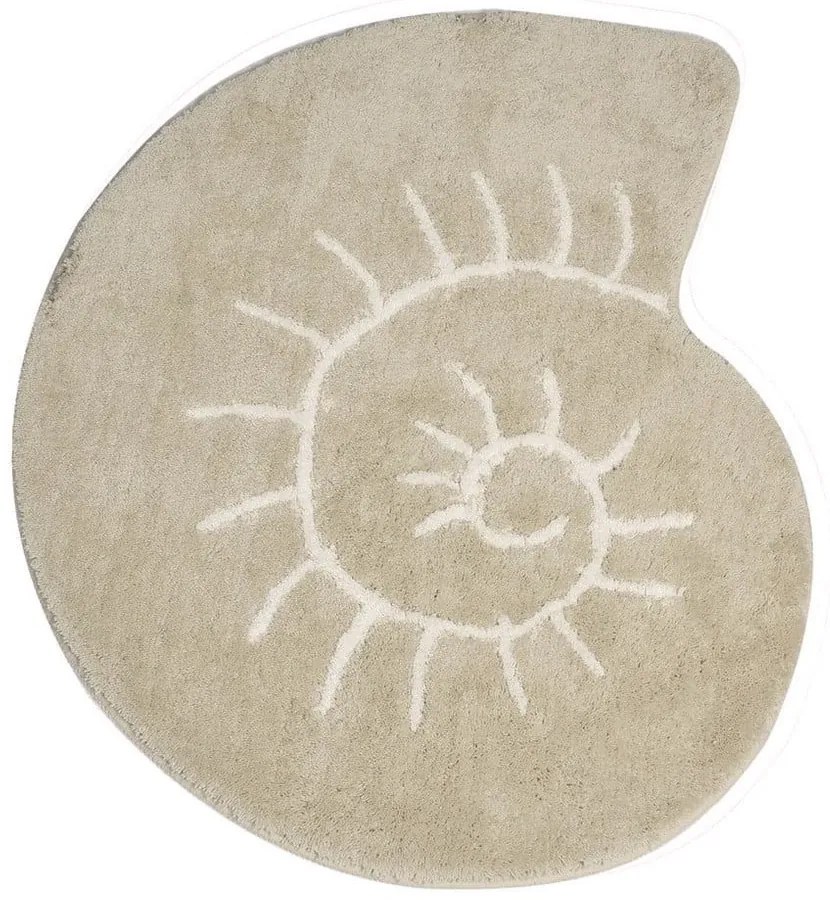 Tappeto da bagno beige 90x90 cm Helix - Foutastic