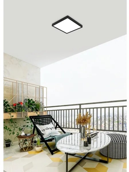 Eglo 900281 - LED Plafoniera da esterno ARGOLIS LED/20,5W/230V IP44 nero