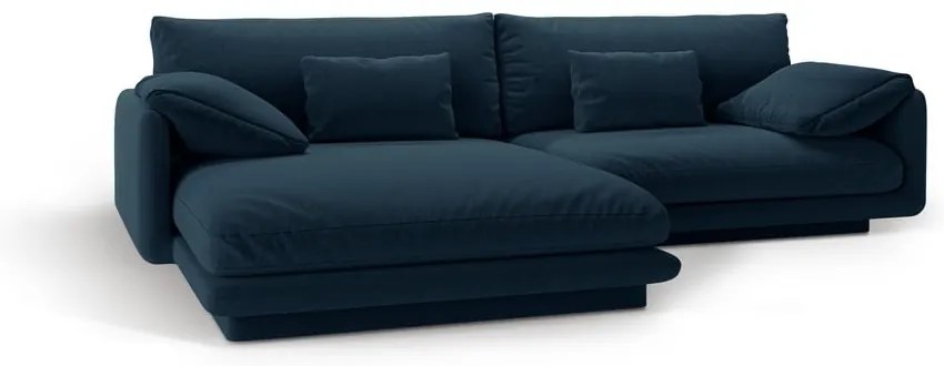 Divano angolare blu scuro (angolo sinistro) Torino - Micadoni Home