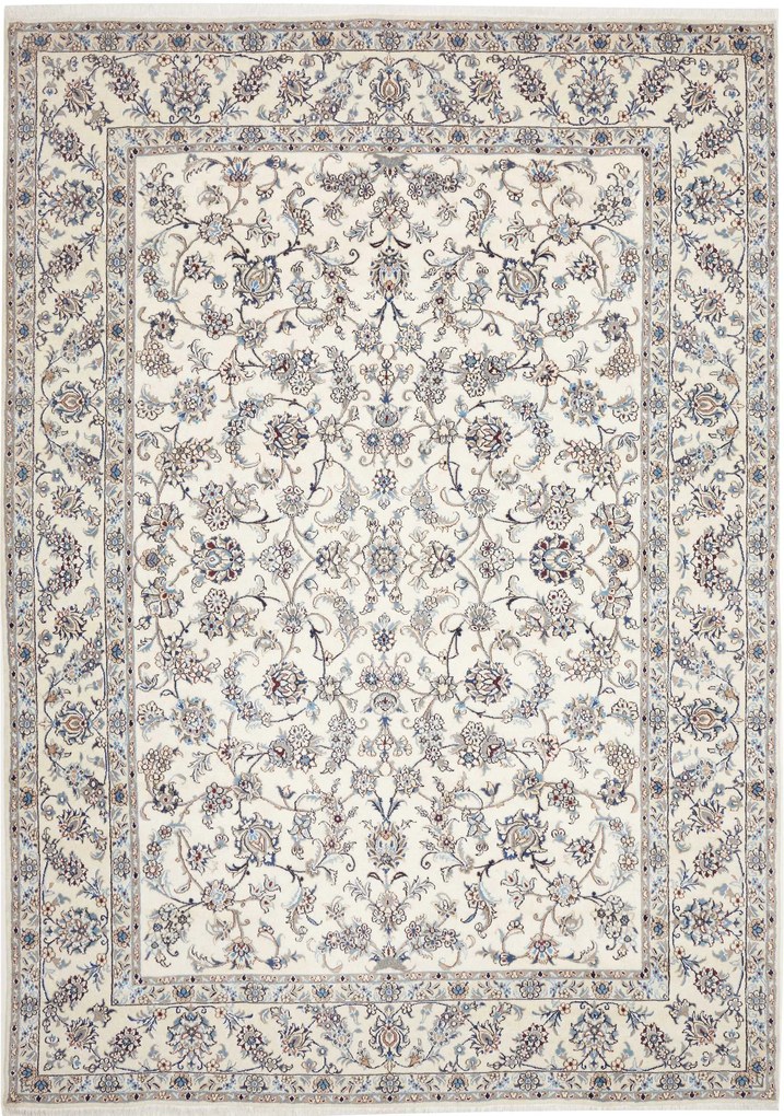 Nain Tappeto 240 x 340 Beige (Iran) Annodato A Mano