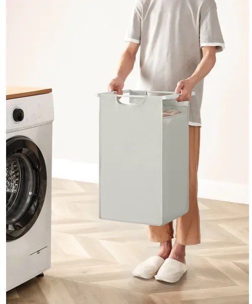 Cesto per la biancheria REX bianco