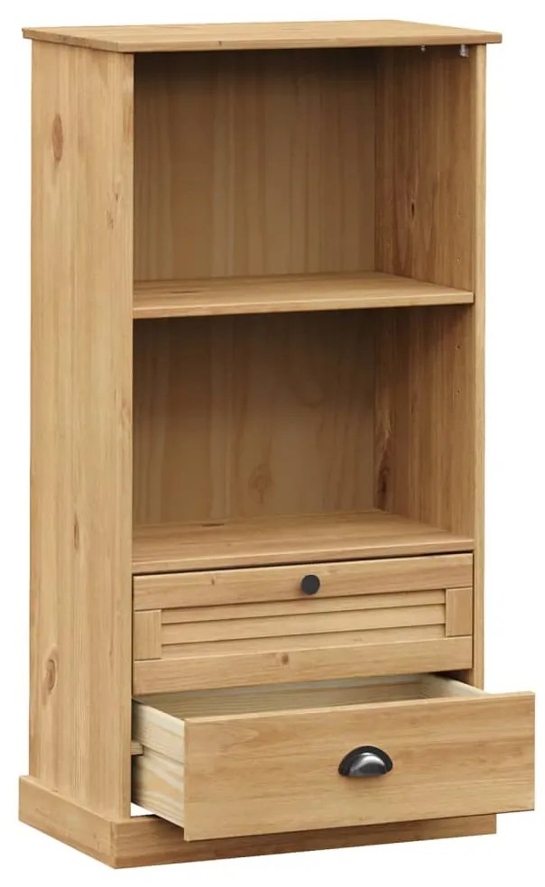 Libreria vigo 60x35x114,5 cm in legno massello di pino