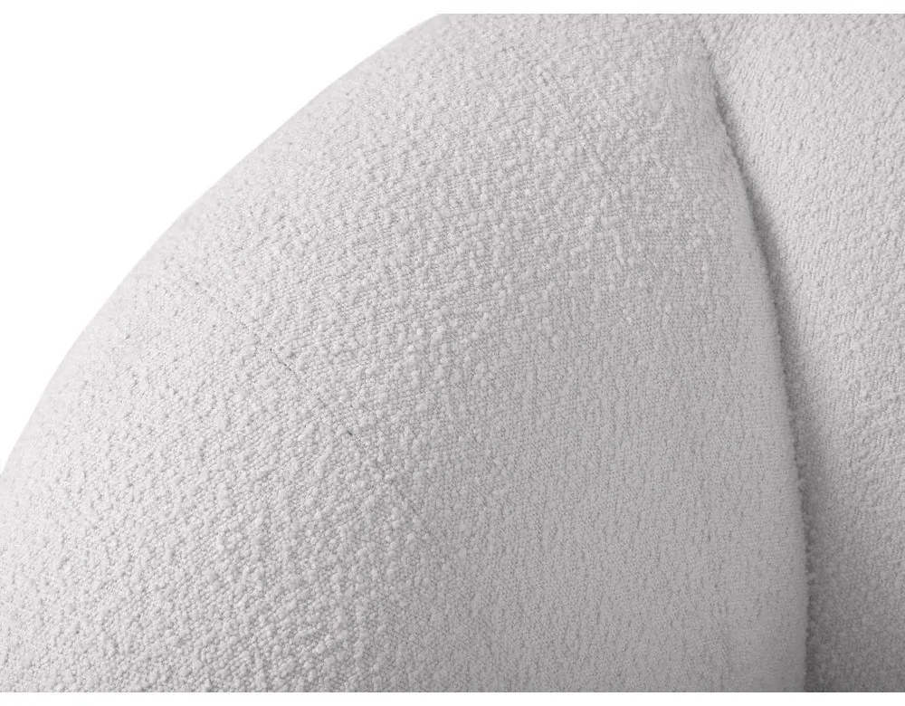 Divano bouclé grigio chiaro 210 cm Essen - Cosmopolitan Design