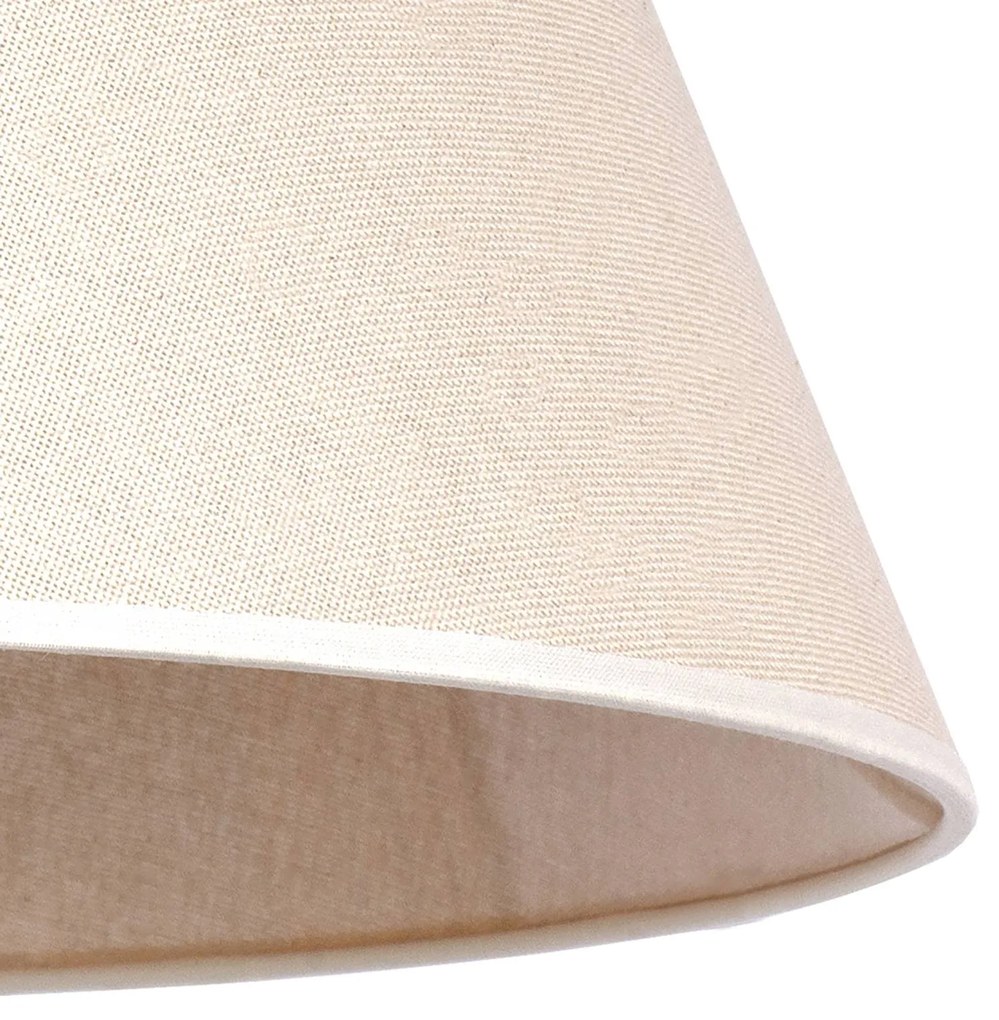 Paralume Mini Romance per sospensione beige Duolla, Tessuto / Stoffa / Seta