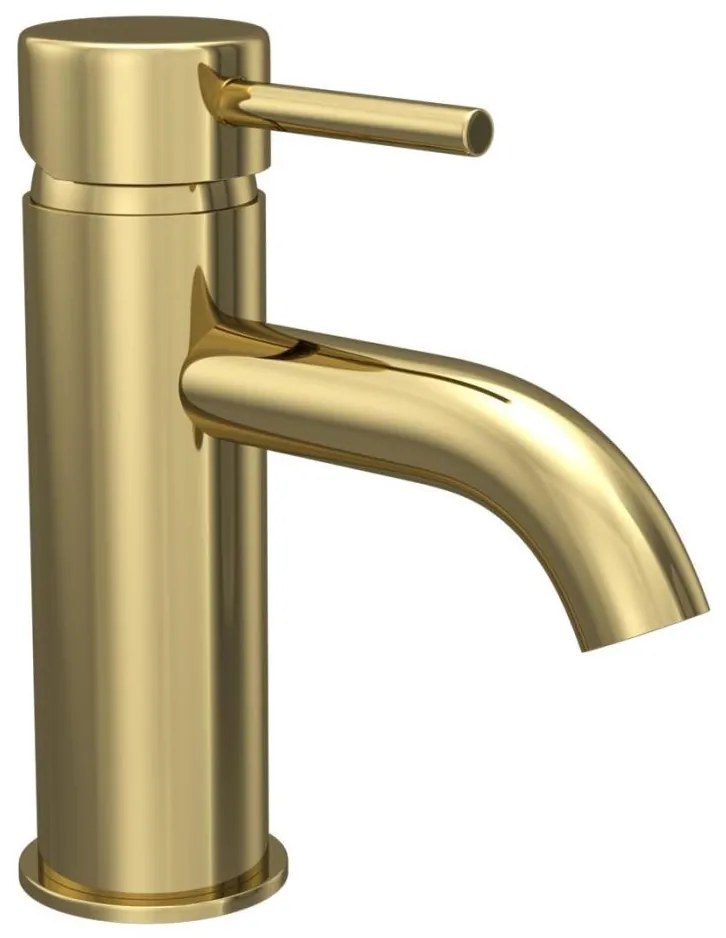 BATH DELUXE 28-005-01-64-04 - Rubinetto del lavandino DRAGOR 15,6 cm lucente ottone