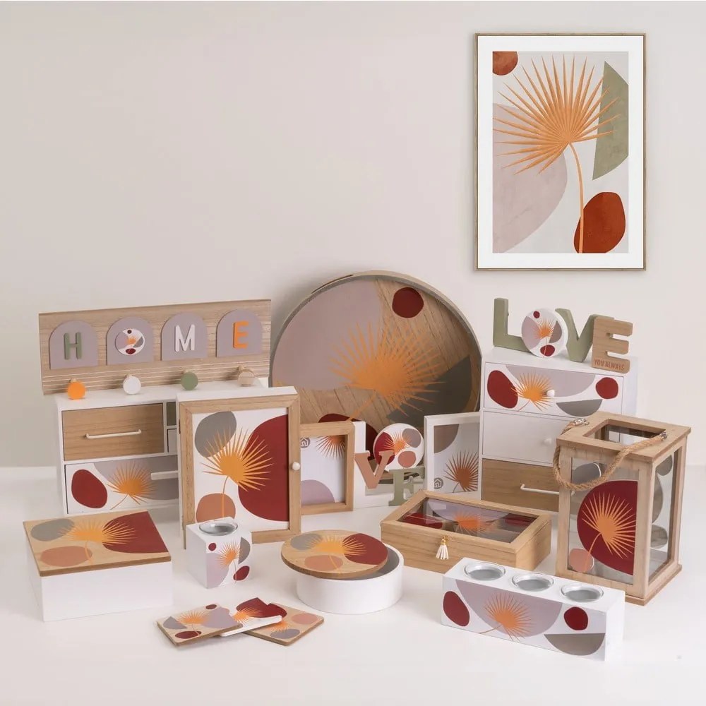 Scatole in set con coperchio/decorative 2 pz ø 17x6,5 cm – Casa Selección