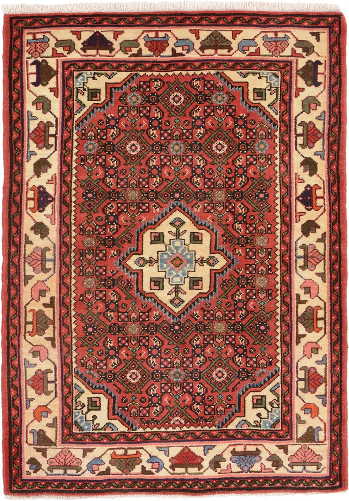 Hosseinabad Tappeto persiano 110x150 (Iran) Annodato A Mano