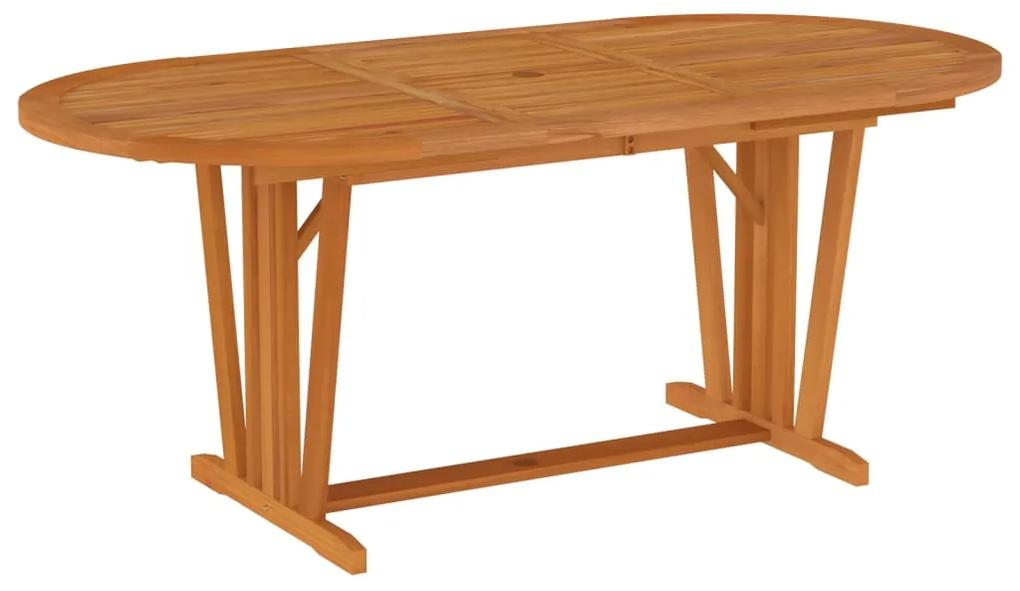 Tavolo da giardino 200x100x75 cm in legno massello di eucalipto
