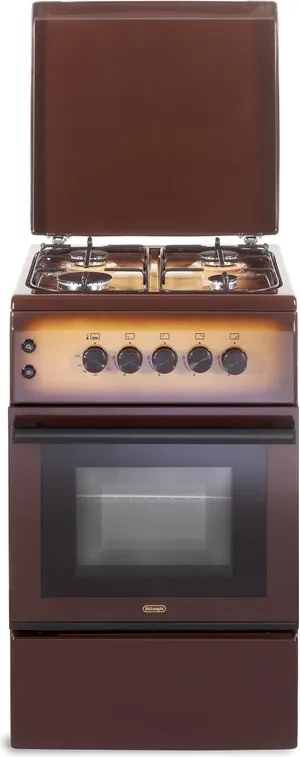 Cucina a gas con forno DE'LONGHI DL554GK2 coppertone L 50 x P 55 cm