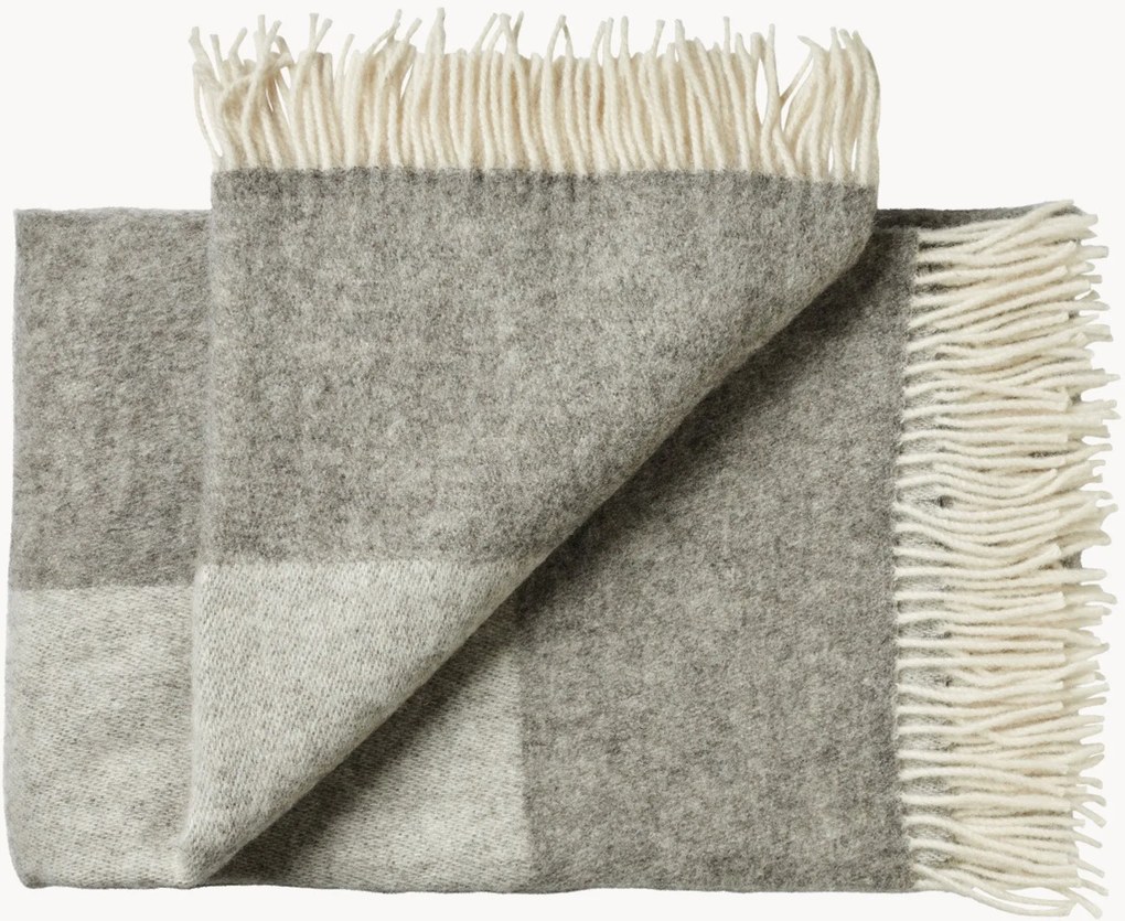 Coperta in lana con frange Venø