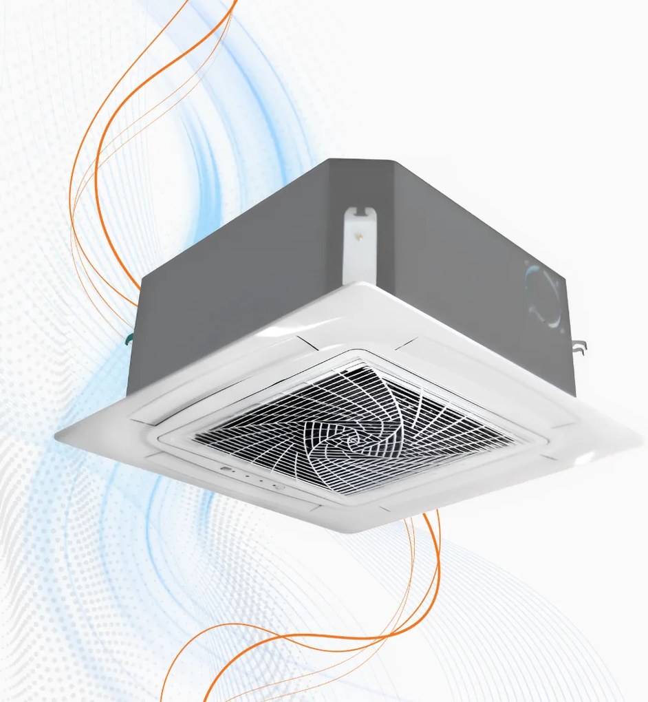 Climatizzatore Haier Cassetta 620 A 4 Vie 62x62 Mono Inverter R-32 WiFi, 18.000 / Bianco