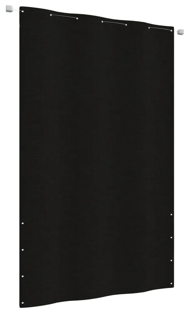 Paravento Per Balcone Nero 140x240 Cm İn Tessuto Oxford /