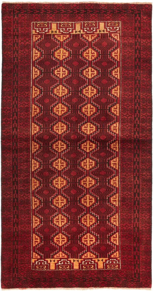 Tappeto persiano 100x200 (Iran) Annodato A Mano