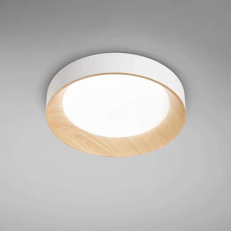 Plafoniera LED contemporaneo I-ARKA-PL50-BCO, bianco Ø 50 cm, 5000 lumen LUCE AMBIENTE DESIGN